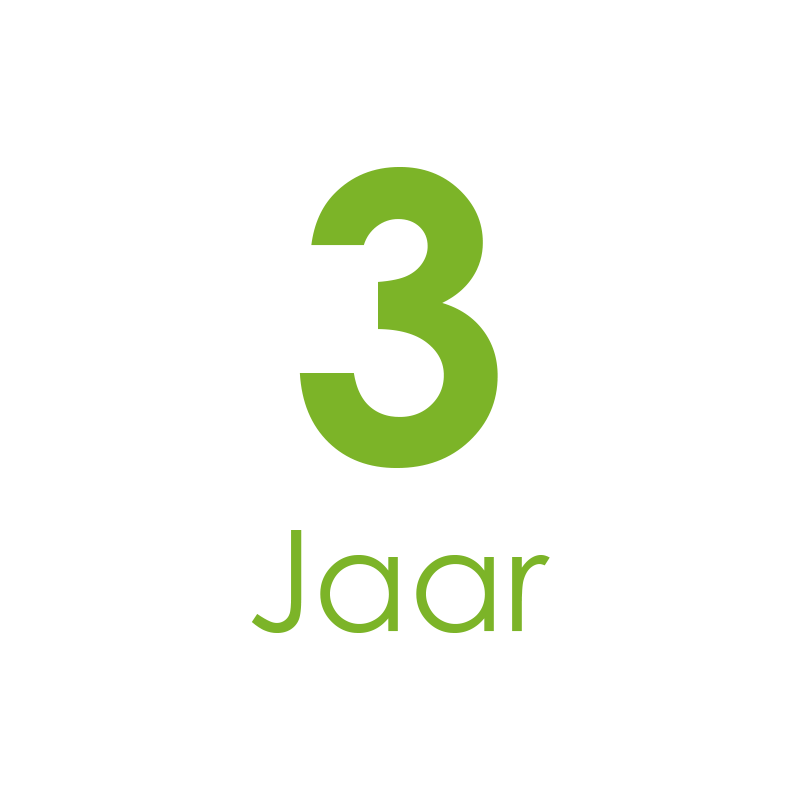 Icoon kenmerk 3 jaar garantie